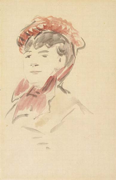 Femme au chapeau rouge (mk40)